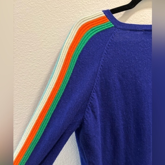 Marina V Paris Sweater with colored accents on sleeve - Picture 5 of 8